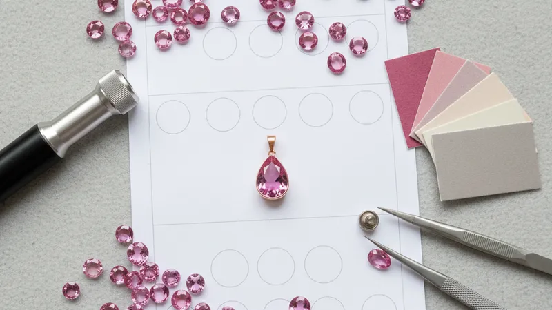 Saphir rose pendentif : guide pour bien choisir